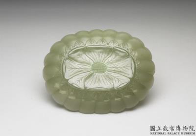 图片[3]-Jade flower shaped plate, India-China Archive